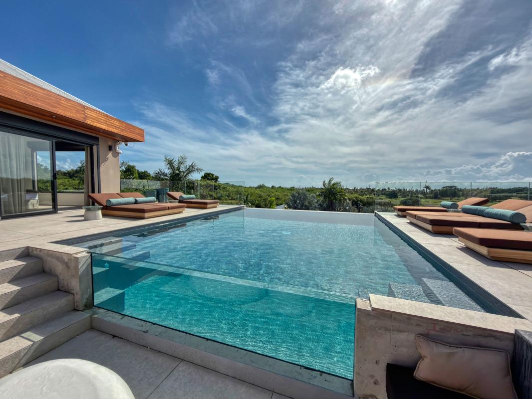 9.Location Villa piscine vue mer St François Guadeloupe_Piscine Vue mer